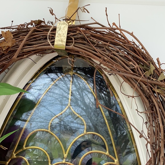 Purple Tulip Grapevine Wreath Easter Spring - Picture 7 of 8